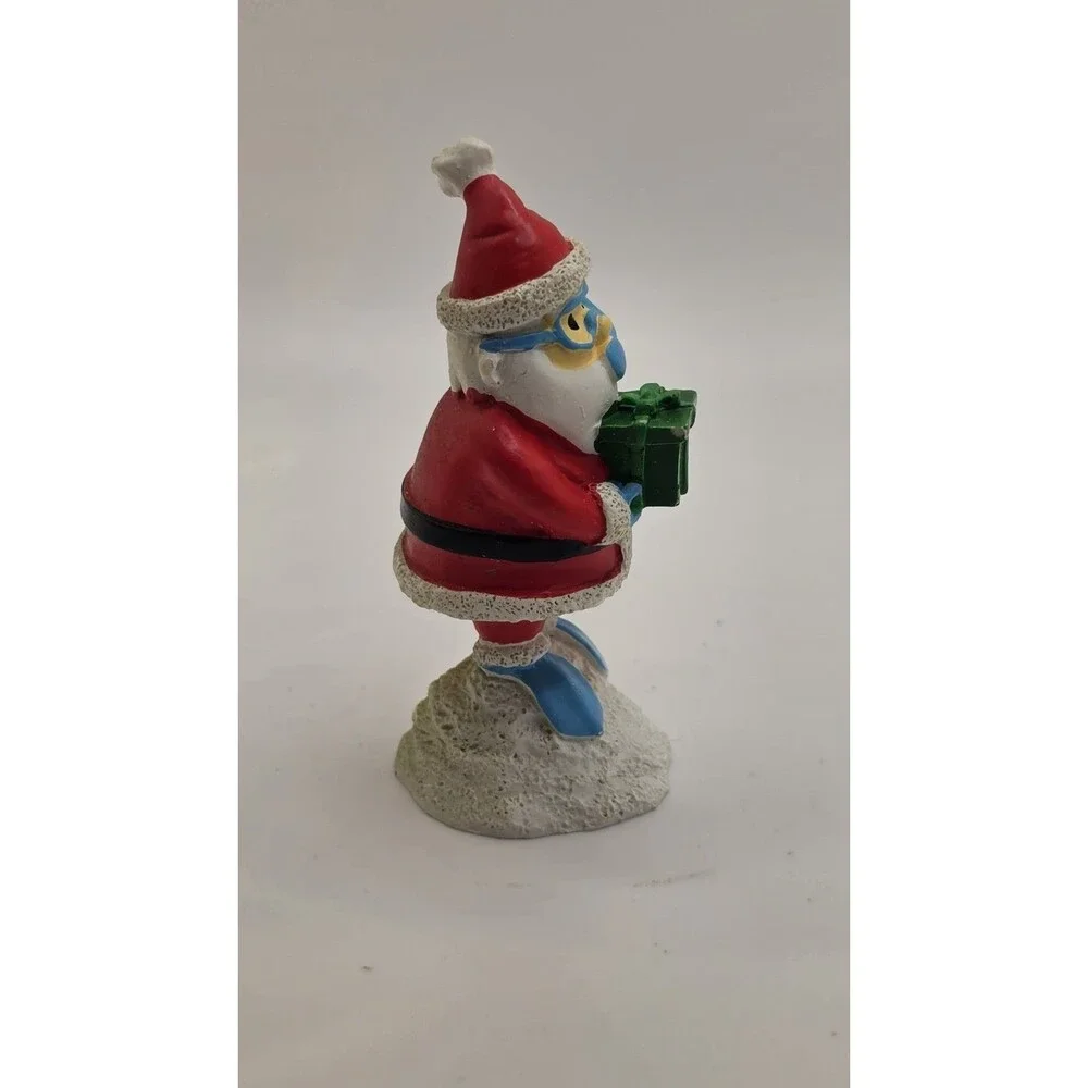 Aquarium Figure Lot Scuba Santa Frankenstein Castle Diver Helmet Duck